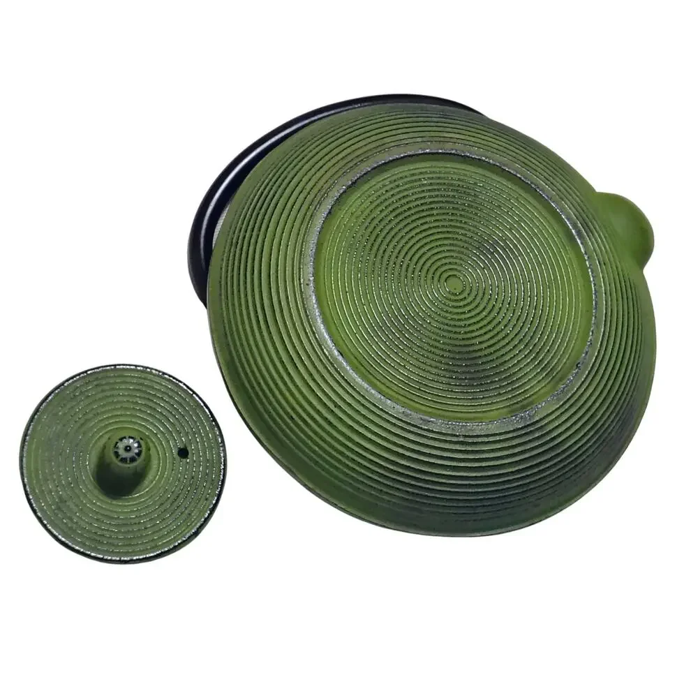 Dragonfly Teapot Green 770ml Low Profile Cast Iron Teapot Heavy Cast Iron - Picture 8 of 8
